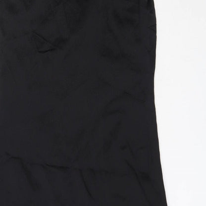Monsoon Womens Black  Polyester Shift  Size 10  Round Neck