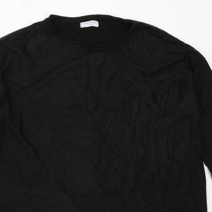 Womens UK Size 10 Papaya Black Pullover Jumper