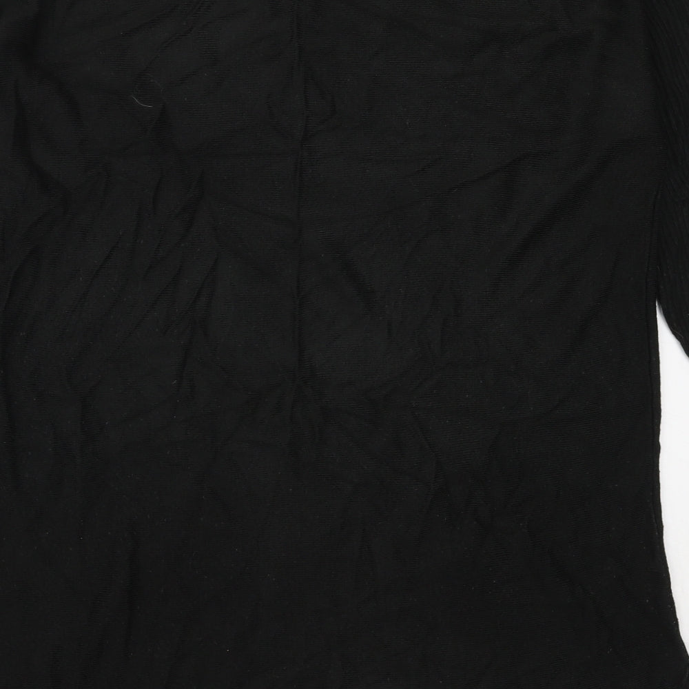 Womens UK Size 10 Papaya Black Pullover Jumper