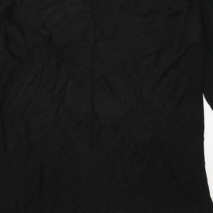 Womens UK Size 10 Papaya Black Pullover Jumper