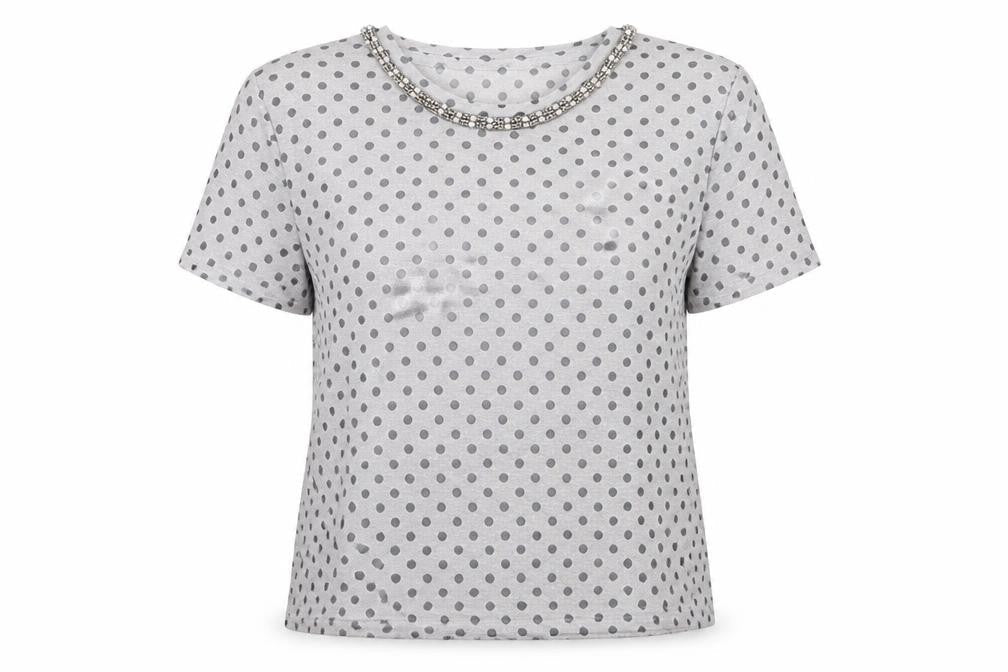 Womens UK Size 12 Threadbare Grey Basic Blouse