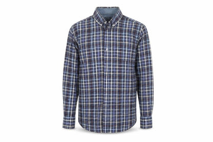 Mens UK Size S Oak valley Blue  Button-Up Long Sleeve Casual Shirt