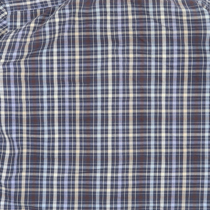 Mens UK Size S Oak valley Blue  Button-Up Long Sleeve Casual Shirt