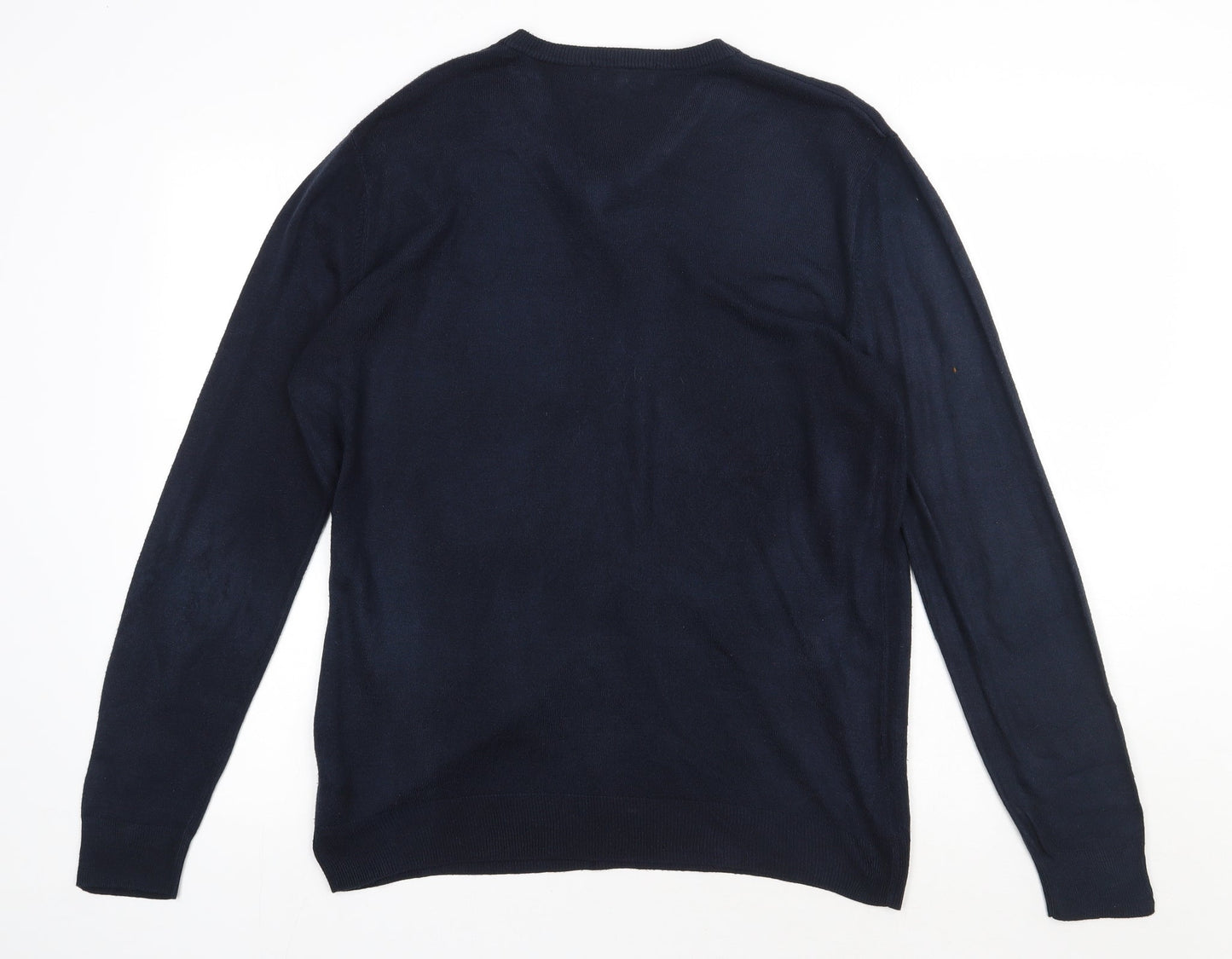 Mens UK Size S Debenhams Blue Pullover Sweatshirt