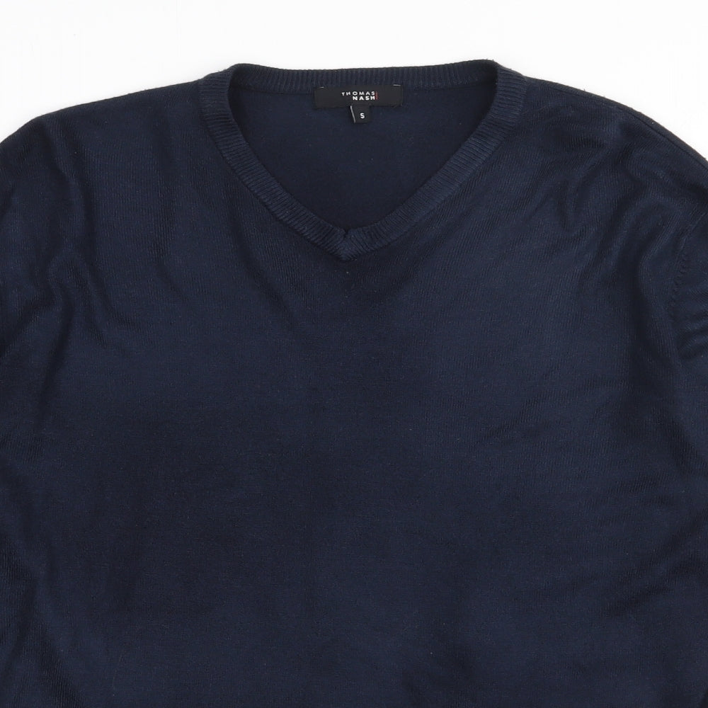 Mens UK Size S Debenhams Blue Pullover Sweatshirt