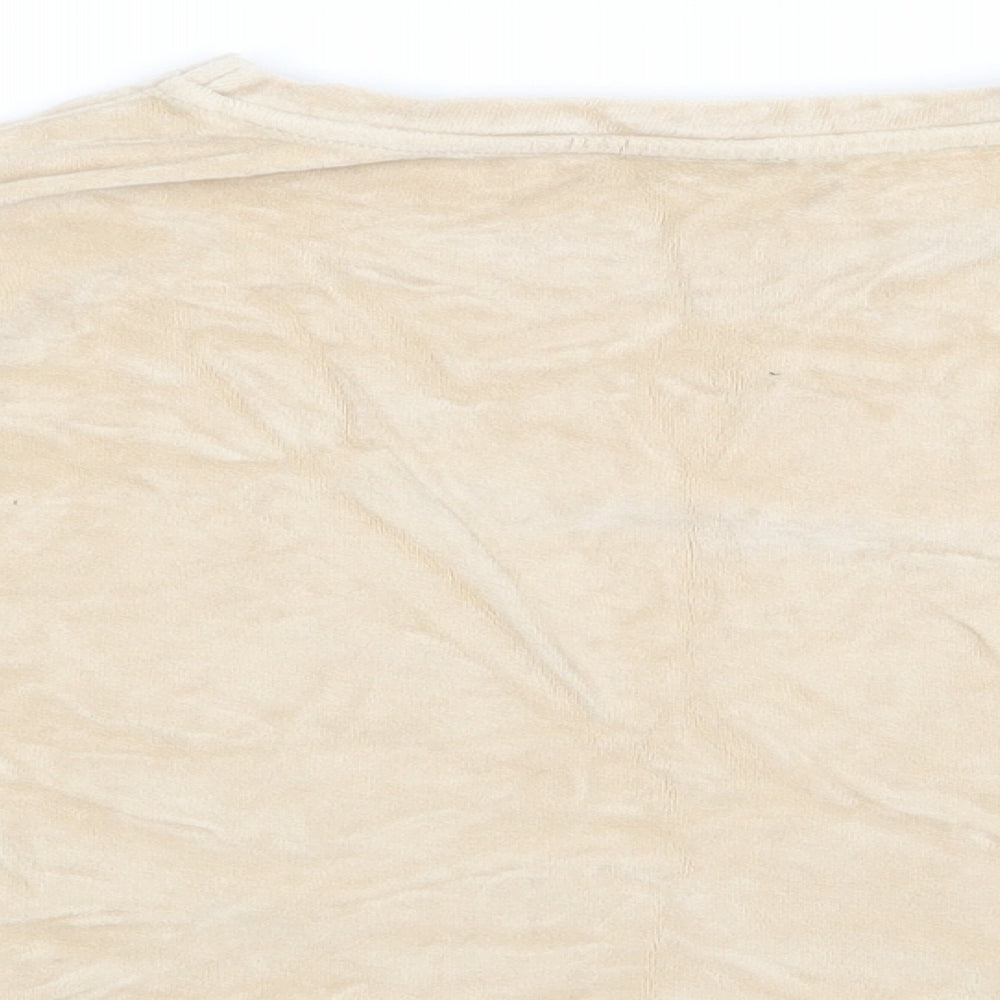 George Girls Beige  Cotton Pullover Sweatshirt Size 12-13 Years  Pullover - joyful