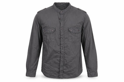 Mens UK Size S Burton Grey  Button-Up Long Sleeve Casual Shirt