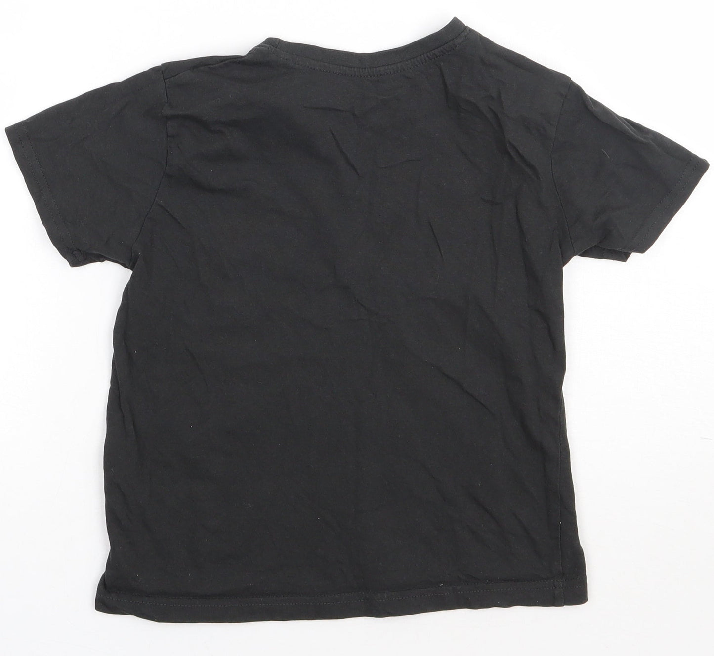 Primark Boys Grey  Cotton Basic T-Shirt Size 7-8 Years Crew Neck Pullover - Gamer