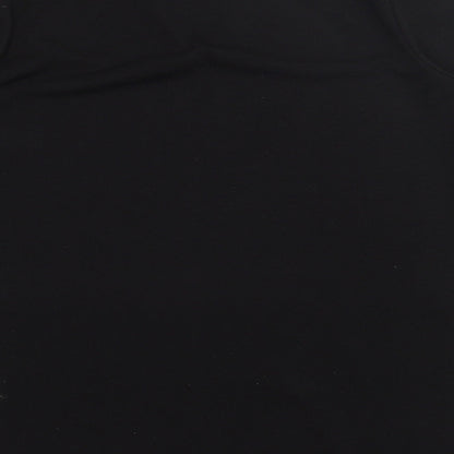 Womens UK Size 12 Preworn Black Basic Blouse