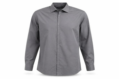 Mens UK Size 16.5 Primark Grey  Button-Up Long Sleeve Casual Shirt