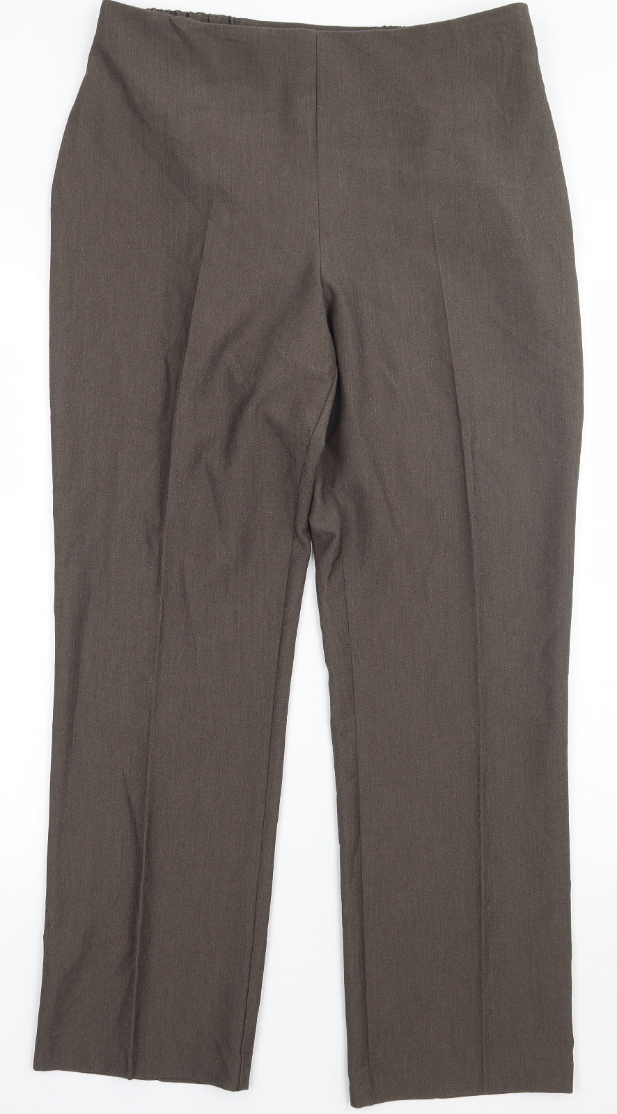 Womens UK Size 14 Marks and Spencer Regular Fit  Green Trousers