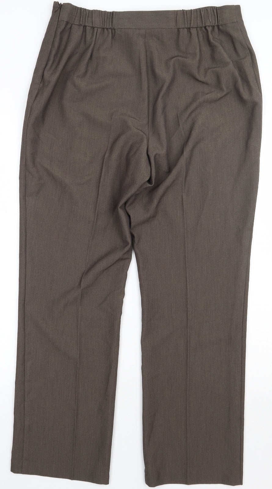 Womens UK Size 14 Marks and Spencer Regular Fit  Green Trousers