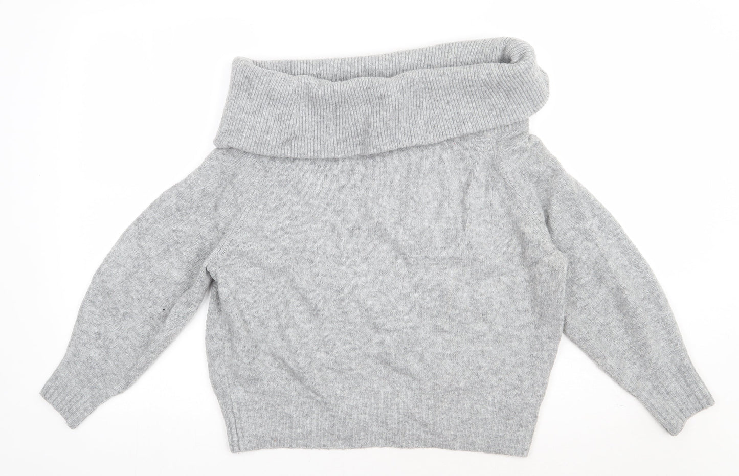 H&M Womens Grey  Acrylic Pullover Sweatshirt Size XL  Pullover