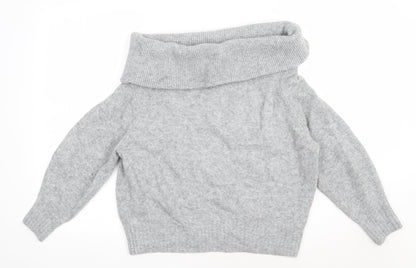 H&M Womens Grey  Acrylic Pullover Sweatshirt Size XL  Pullover
