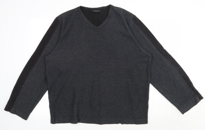 Mens UK Size L Burton Grey Pullover Sweatshirt