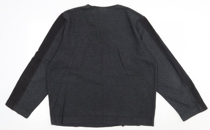 Mens UK Size L Burton Grey Pullover Sweatshirt