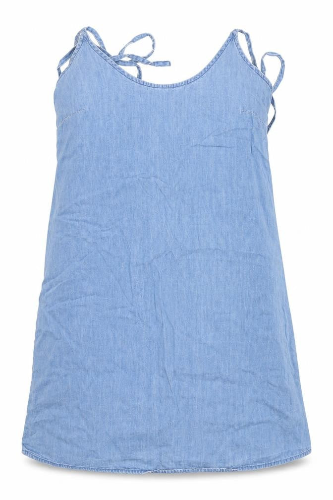 Womens UK Size 8 ASOS Blue Basic Tank