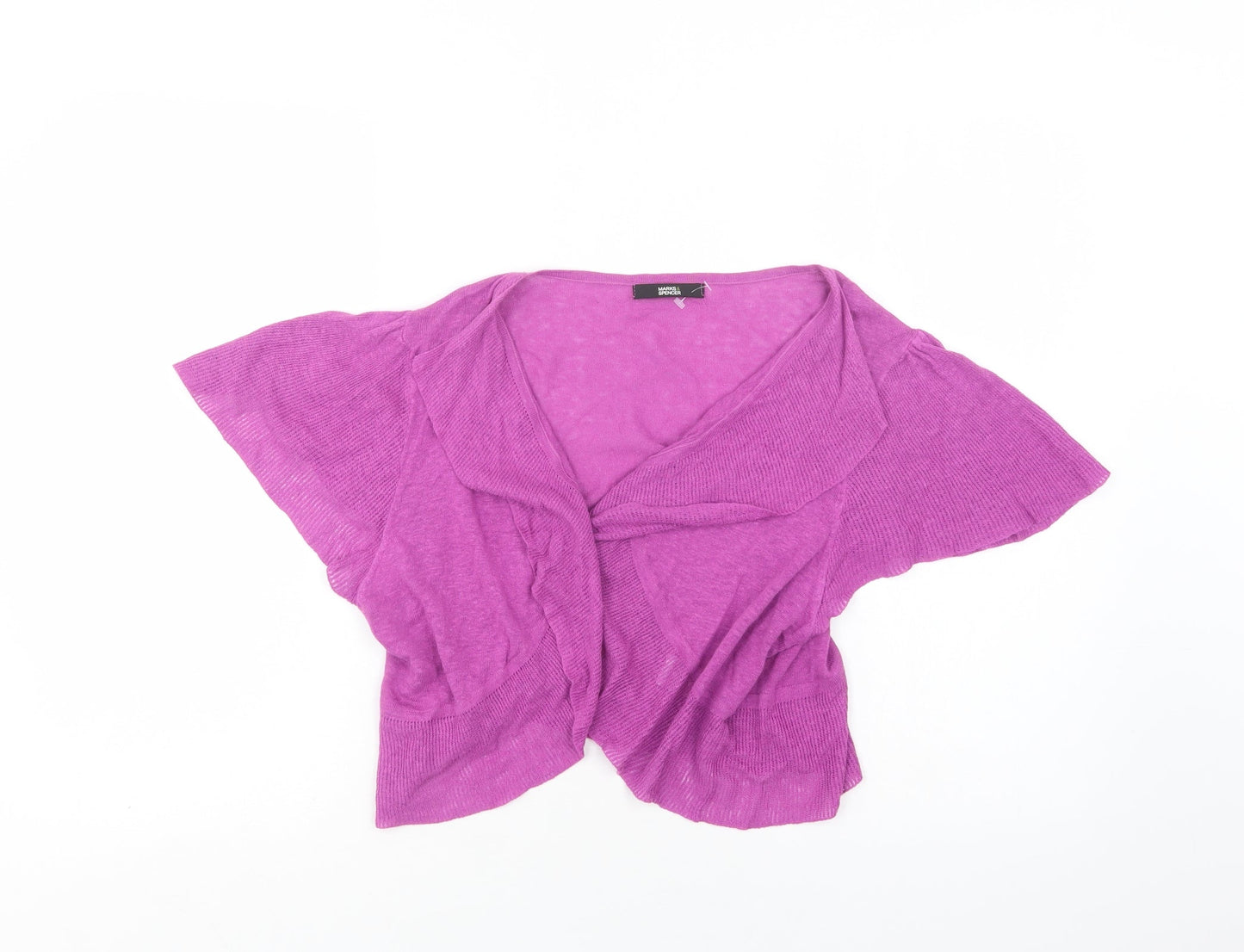 Womens UK Size 18 M&S Purple Shrug Jumper