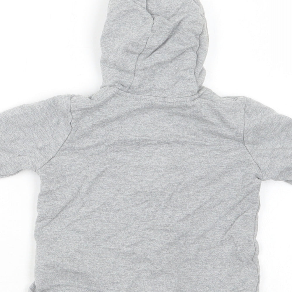 George Baby Grey  Cotton Full Zip Jumper Size 3-6 Months  Zip