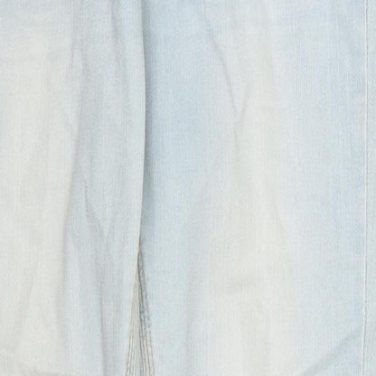 Papaya Womens Blue  Cotton Skinny Jeans Size 10 L31 in Regular Button
