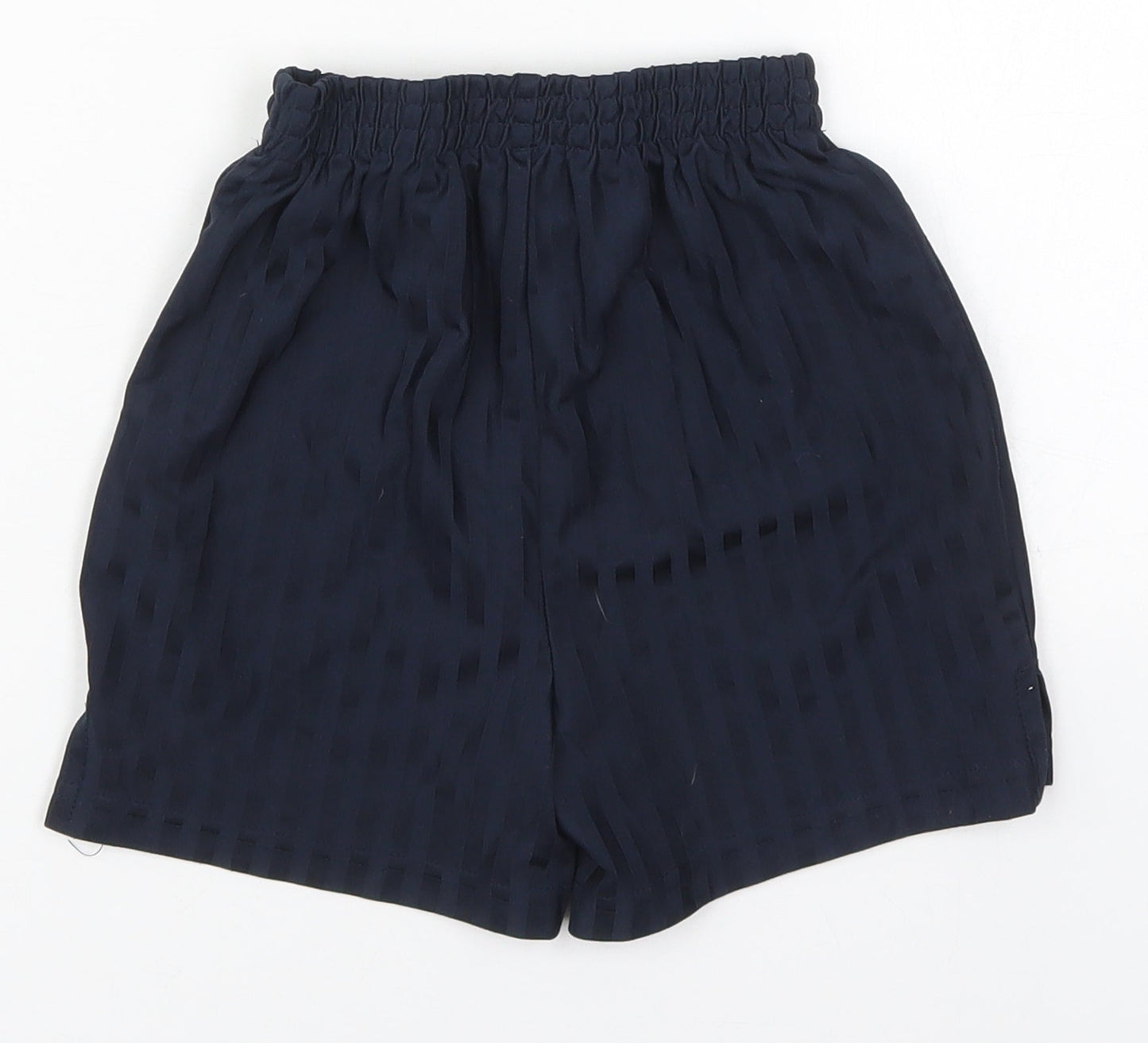 TU Boys Blue Striped Polyester Sweat Shorts Size 7 Years  Regular