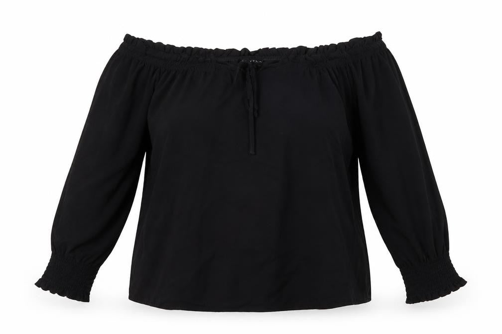 Womens UK Size 16 Select Black Basic Blouse