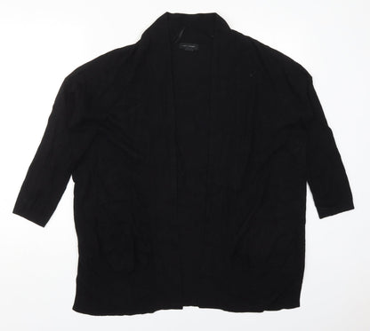 Atmopshere Womens Black Collared  Viscose Cardigan Jumper Size 12