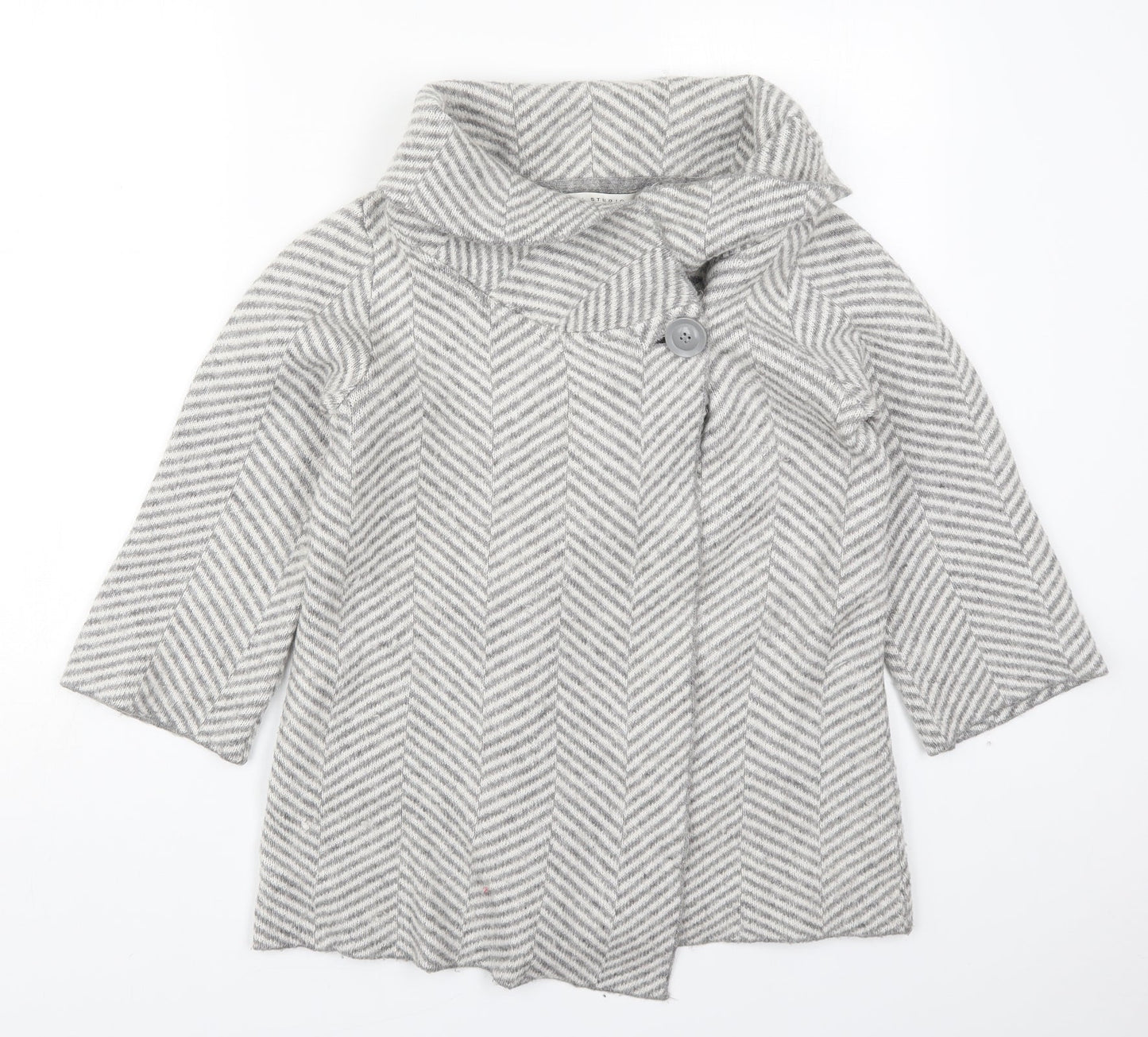 Womens UK Size M Max Studio Grey Cardigan Jumper