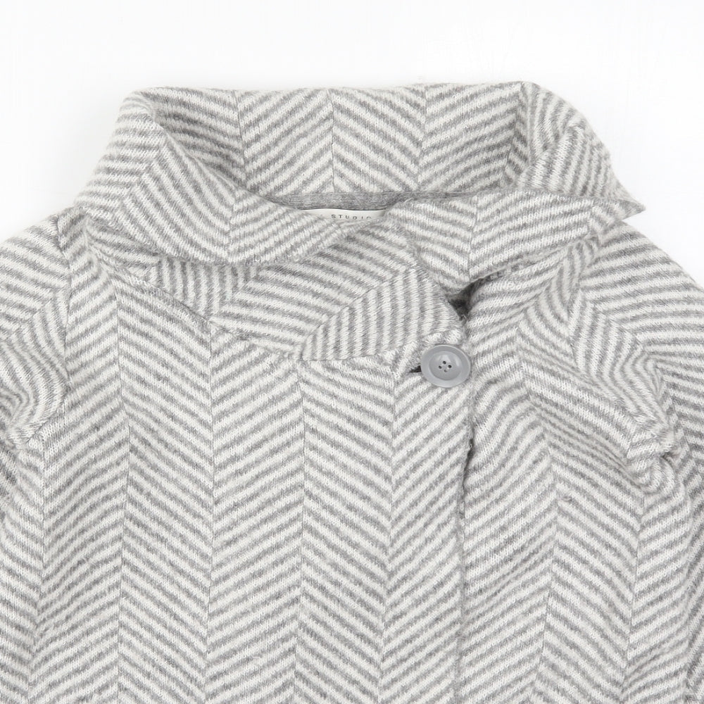 Womens UK Size M Max Studio Grey Cardigan Jumper