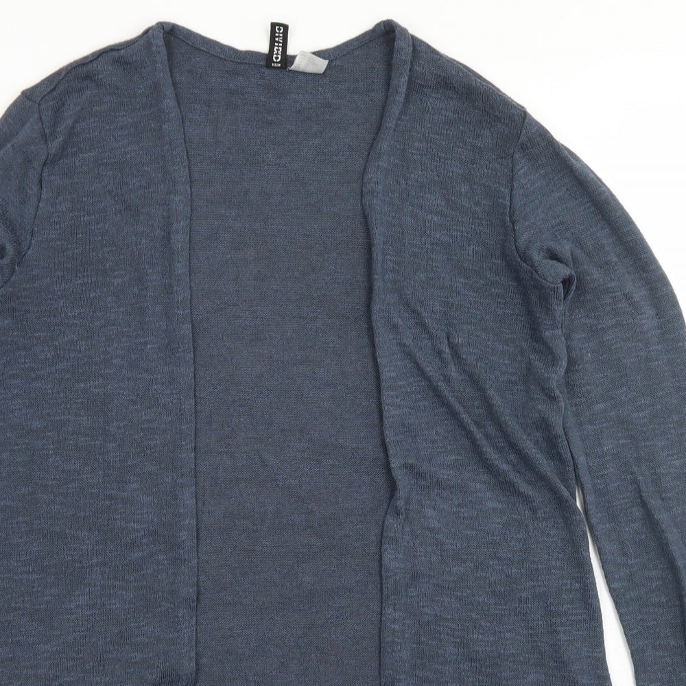 Womens UK Size XS Divided Blue Cardigan Jumper