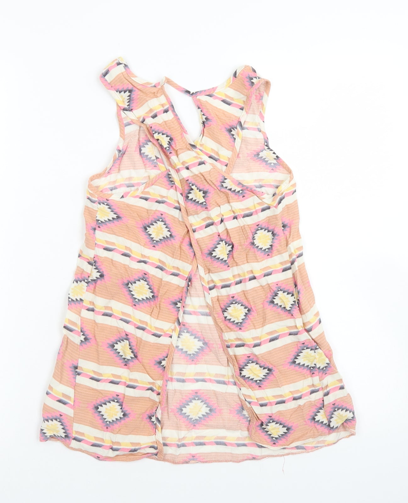 Womens UK Size 6 Miss Selfridge Pink Basic Blouse
