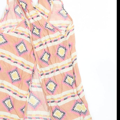 Womens UK Size 6 Miss Selfridge Pink Basic Blouse