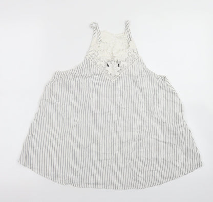 Womens UK Size 8 New Look White Camisole Blouse