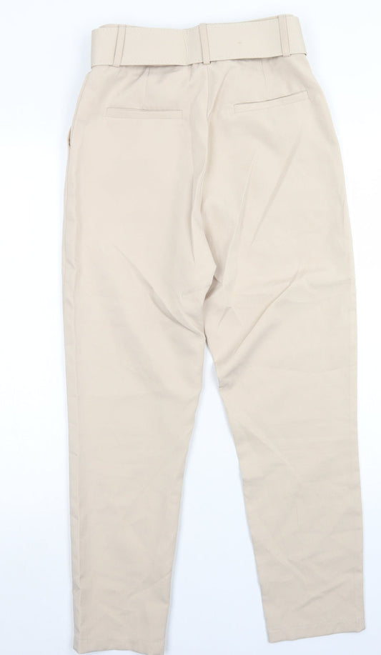 Rebellious Womens Brown  Polyester Dress Pants Trousers Size 6 L26 in Regular Hook & Eye