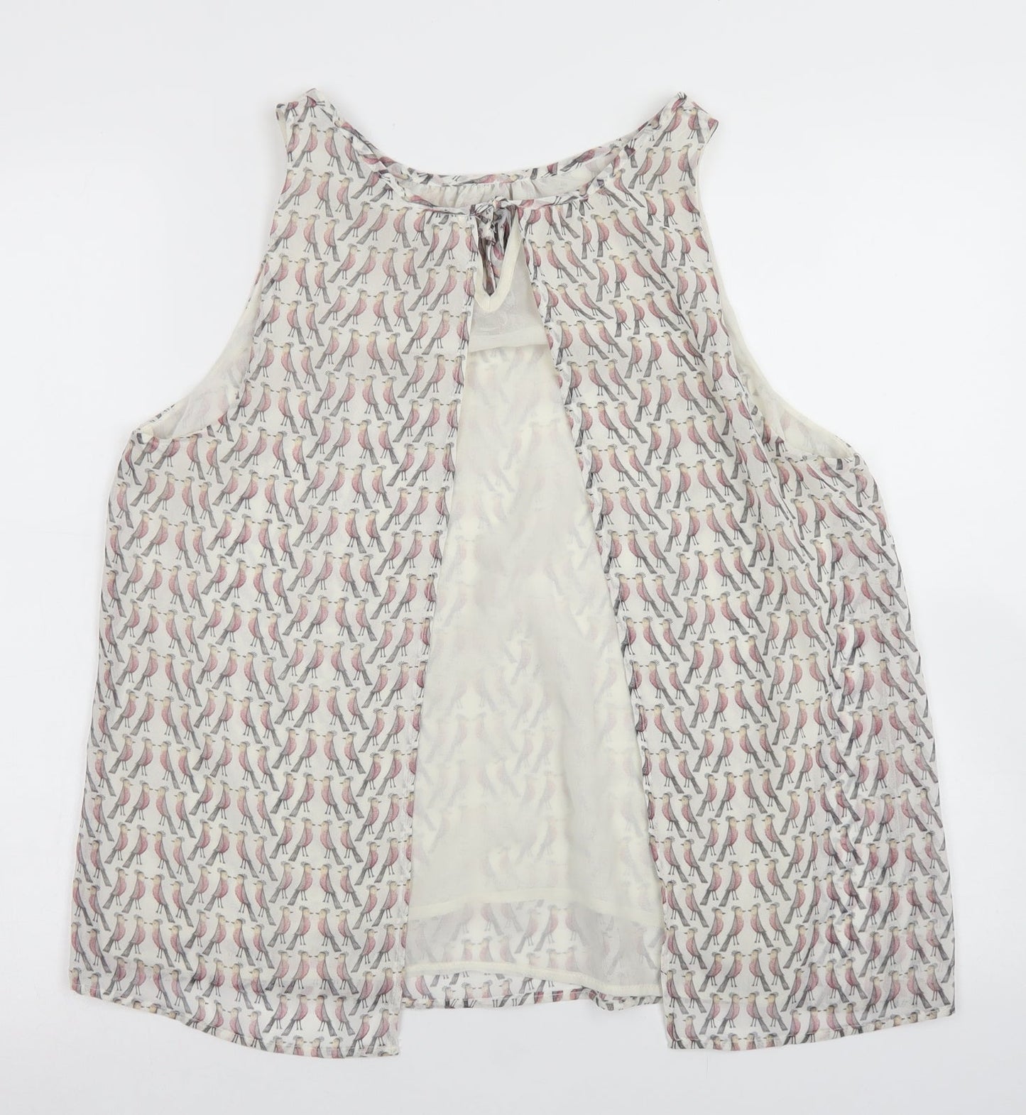 Womens UK Size M Zara White Basic Blouse