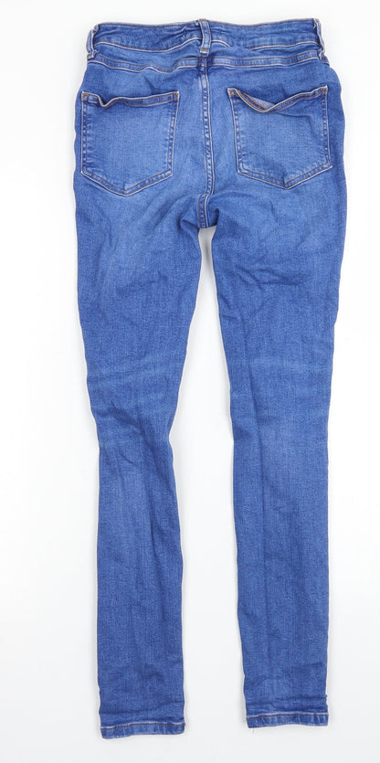Denim Co Womens Blue  Coir Skinny Jeans Size 10 L27 in Regular Button