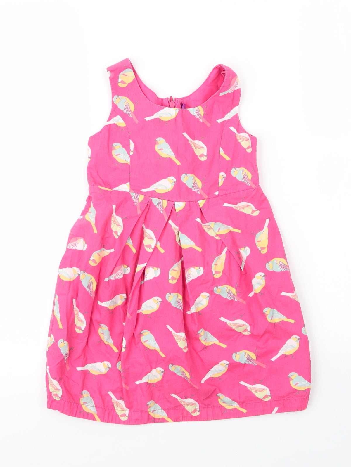 Emma Bunton Girls Pink  Cotton A-Line  Size 3 Years  Round Neck Zip