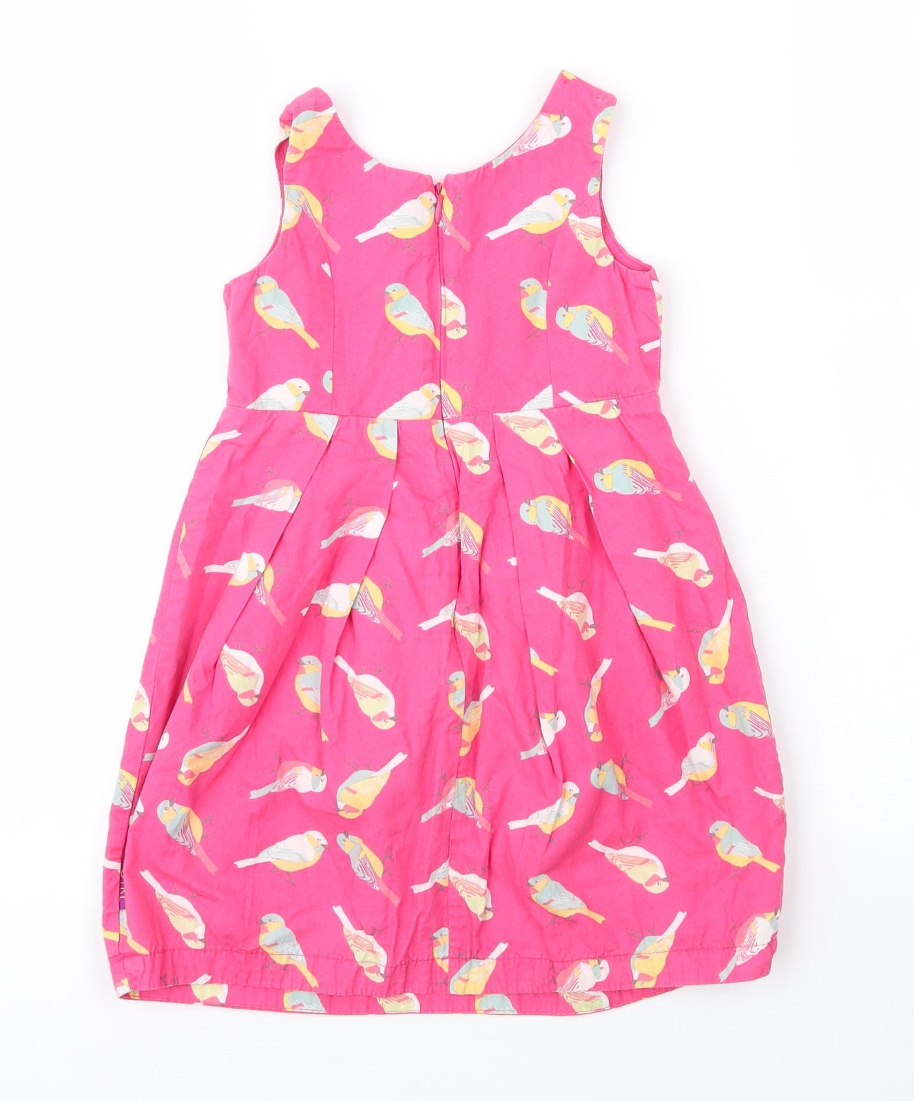 Emma Bunton Girls Pink  Cotton A-Line  Size 3 Years  Round Neck Zip