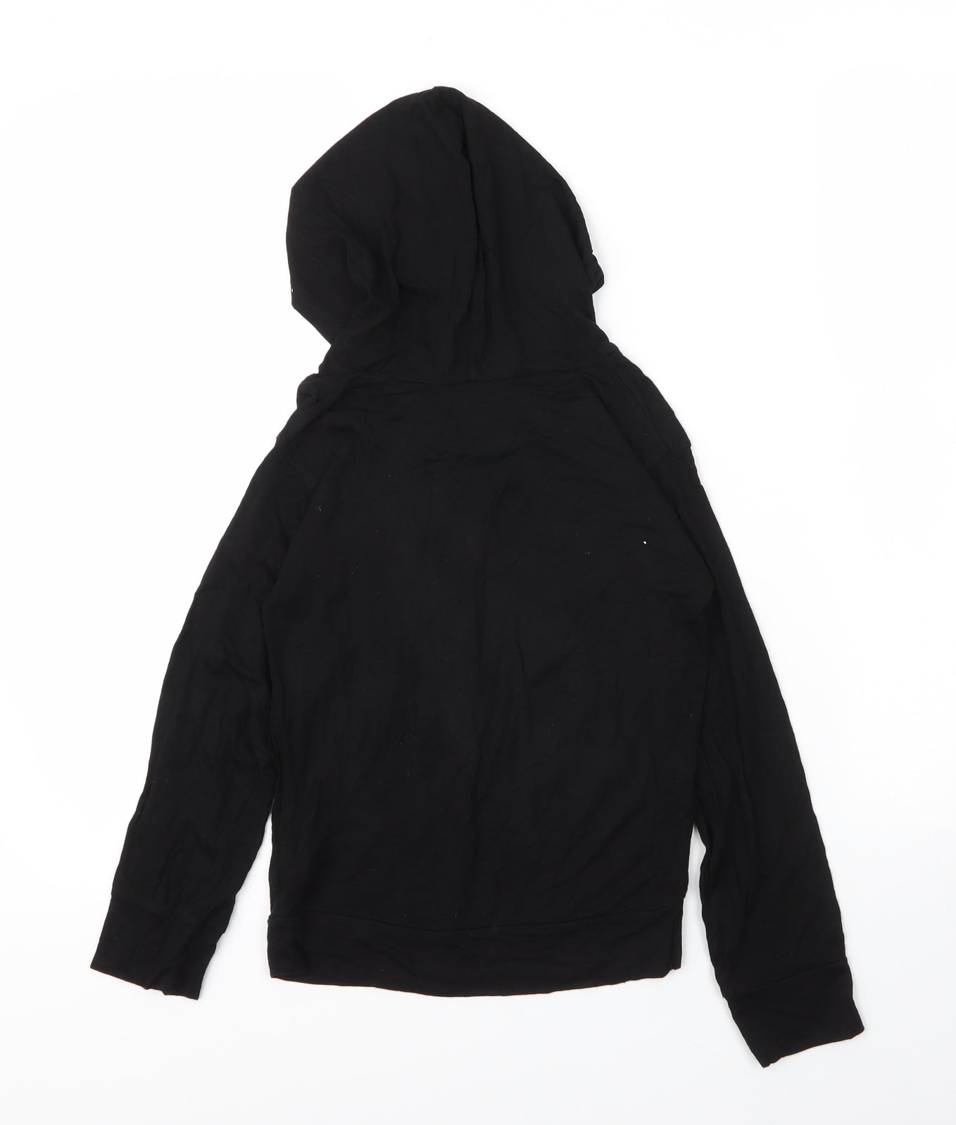 A to Z 4 Kids Girls Black  Viscose Pullover Hoodie Size 11 Years