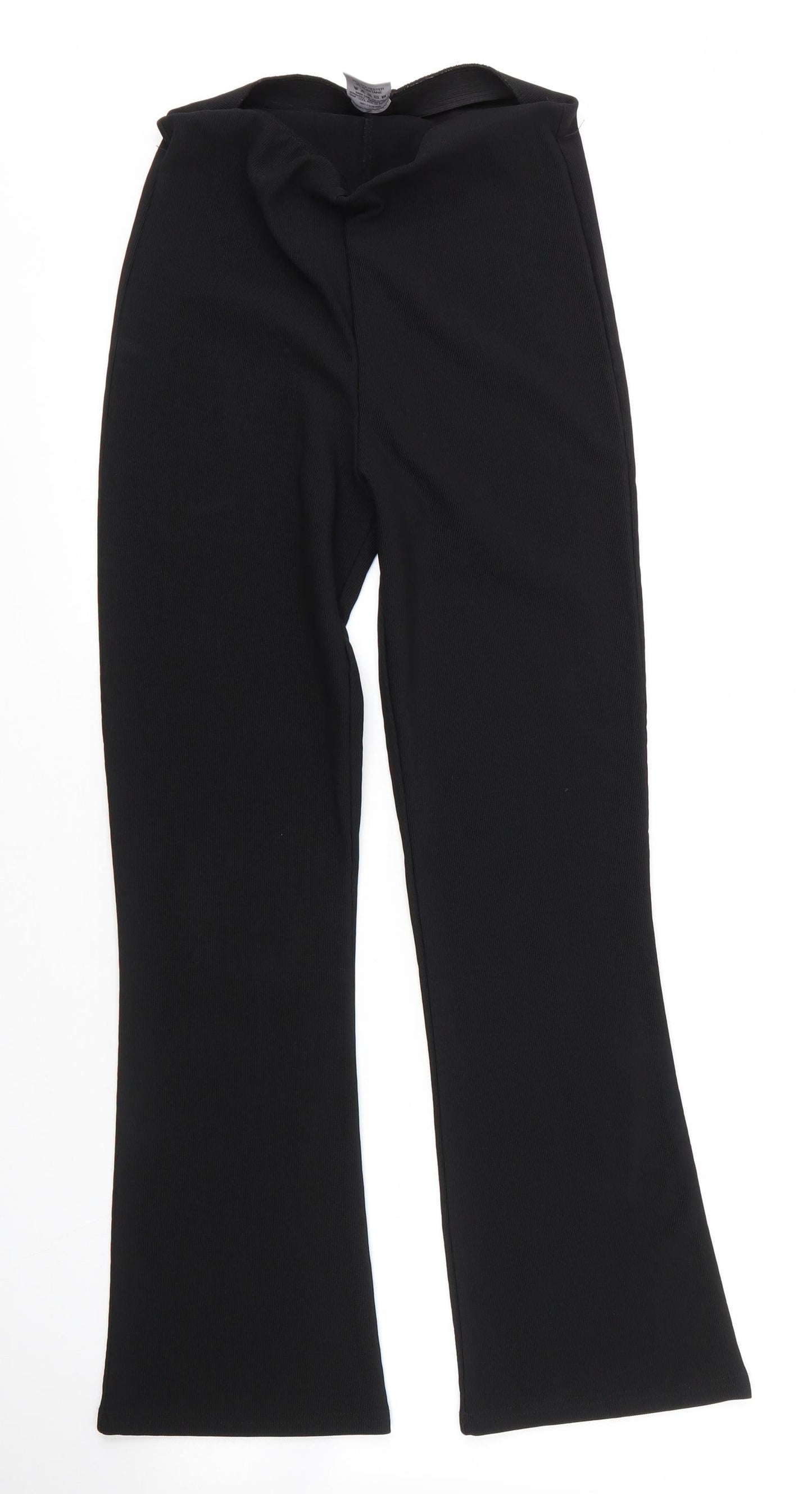 Womens UK Size 10 XE Regular Fit  Black Trousers