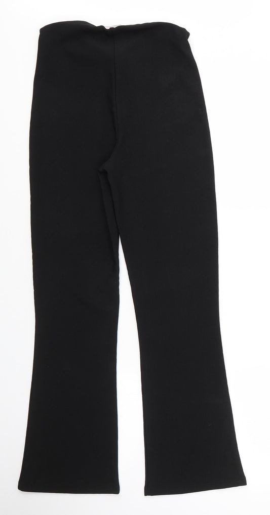 Womens UK Size 10 XE Regular Fit  Black Trousers