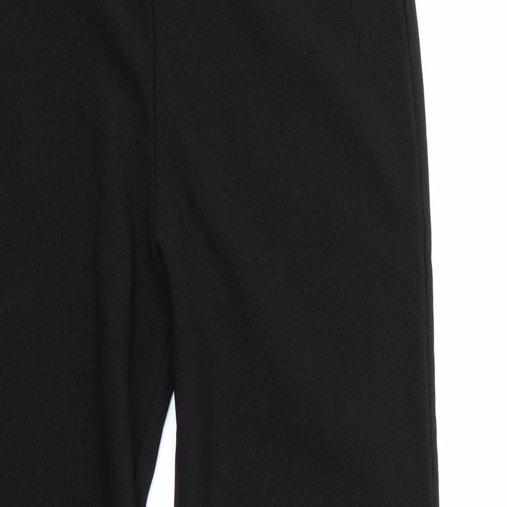 Womens UK Size 10 XE Regular Fit  Black Trousers