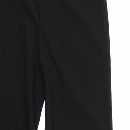 Womens UK Size 10 XE Regular Fit  Black Trousers