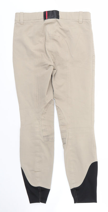 Horseware Womens Beige  Nylon Carrot Trousers Size 26 in L24 in Regular