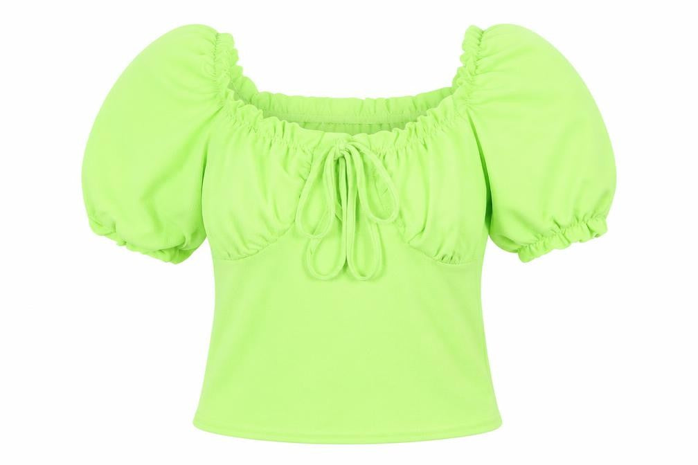 Womens UK Size 8 In the Style Green Basic Blouse
