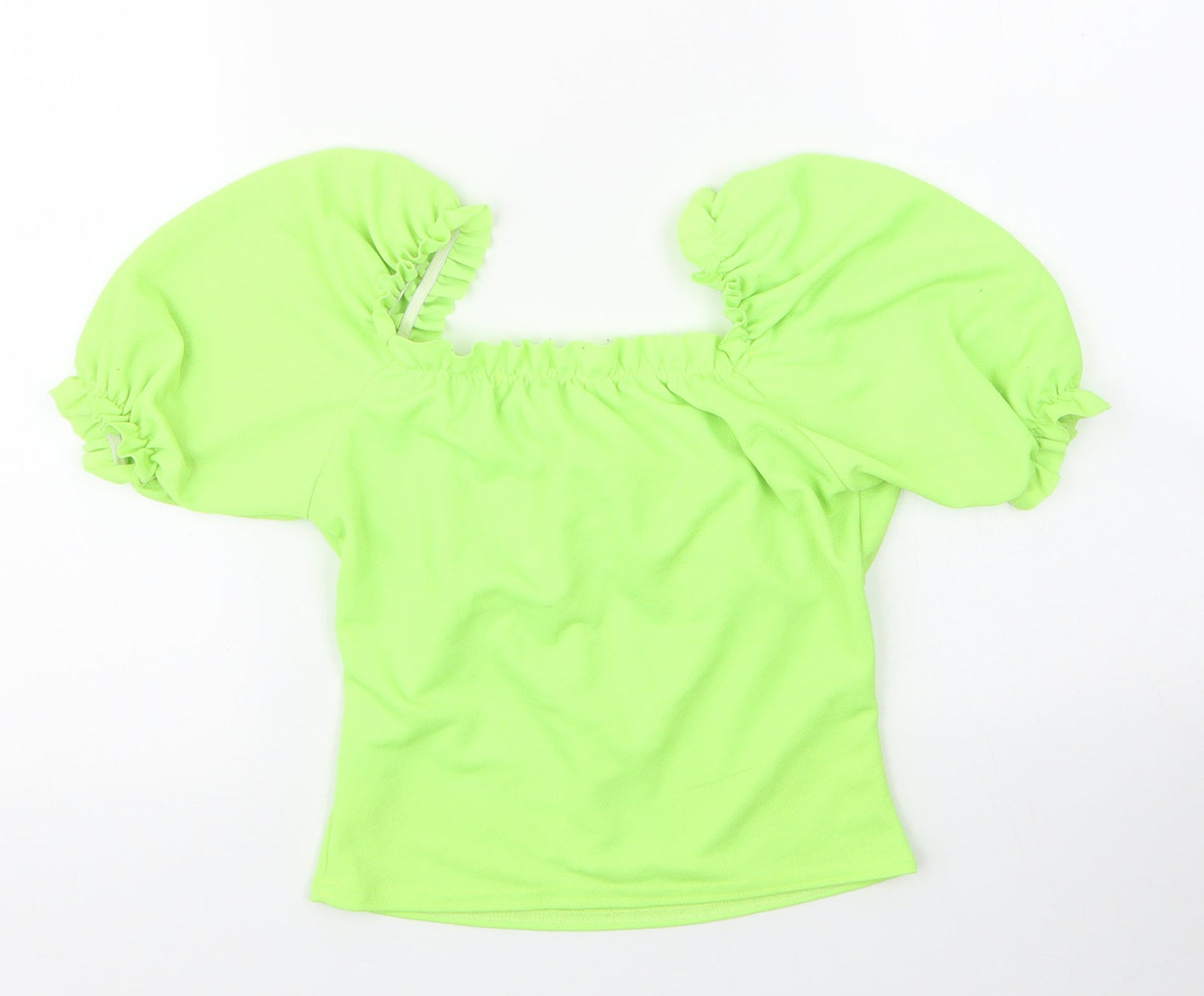 Womens UK Size 8 In the Style Green Basic Blouse