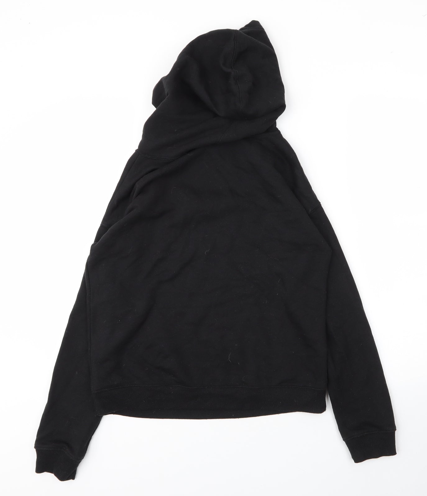 Mens UK Size XS Preworn Black Pullover Hoodie