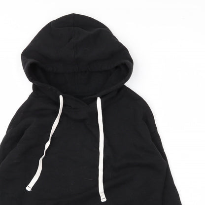 Mens UK Size XS Preworn Black Pullover Hoodie