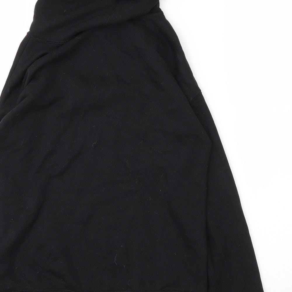 Mens UK Size XS Preworn Black Pullover Hoodie