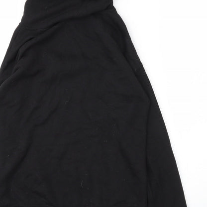 Mens UK Size XS Preworn Black Pullover Hoodie